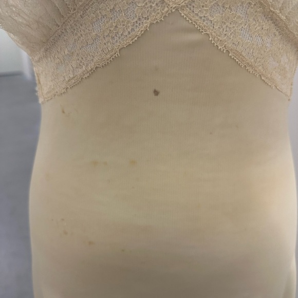 Vintage Cream Lace Slip Grunge Indie - Picture 3 of 6